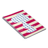 Carnet Snoopy Vintage Stars & Stripes (Côté Droit)