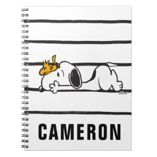 Carnet Snoopy & Woodstock   Ajouter Votre Nom