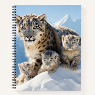 Carnet Snow Leopard Animal Wild Beauté Liberté Wilderness