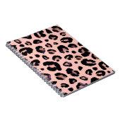 Carnet Snow Leopard noir gris beige arrière - plan sans c (Côté Droit)