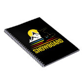 Carnet Snowboard Retro Vintage (Côté Droit)