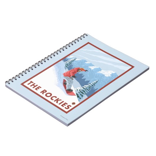 Carnet Snowboarder - Les Rocheuses (Côté gauche)