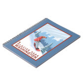 Carnet Snowboarder Scender - Glacier Peak, Washington (Côté gauche)