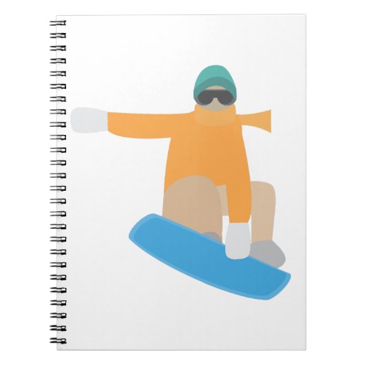 Carnet Snowboardeur (Devant)