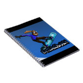 Carnet Snowboardeur lapin (Côté Droit)