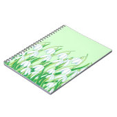 Carnet Snowdrops de printemps (Côté gauche)