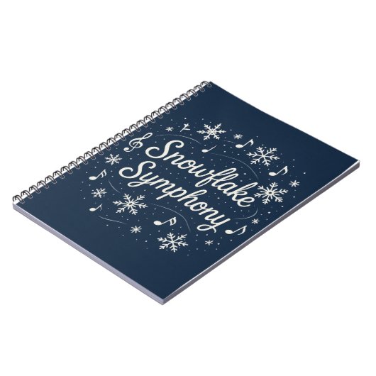 Carnet Snowflake Symphony  (Côté gauche)