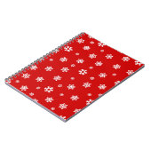 Carnet Snowflakes (blanc) [Motif de Noël] (Côté gauche)