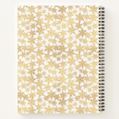 Carnet Snowflakes or moderne Recettes de Noël (Dos)