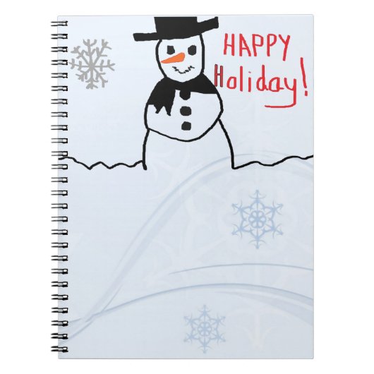 Carnet Snowman (Devant)