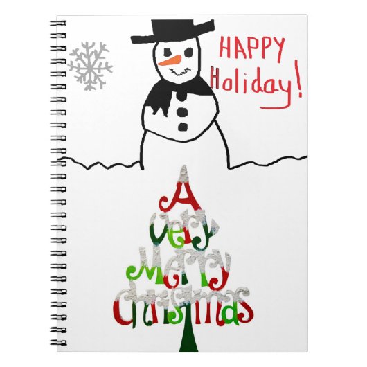 Carnet Snowman (Devant)