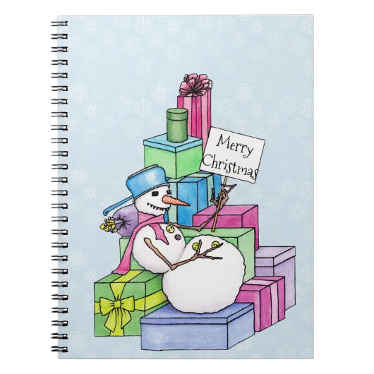Carnet Snowman chahut sur les cadeaux (Devant)