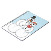 Carnet Snowman Couple (Côté gauche)