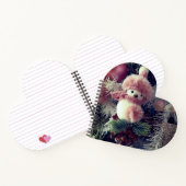 Carnet Snowman Heart-Shaped Spiral Notebook (Intérieur)