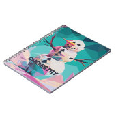 Carnet Snowman personnalisable (Côté gauche)