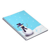 Carnet Snowman pourpre (Côté Droit)
