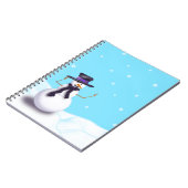 Carnet Snowman pourpre (Côté gauche)