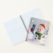 Carnet Snowman Selfie Christmas Notebook (Intérieur)