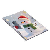 Carnet Snowman Selfie Spiral Photo Notebook (Côté Droit)