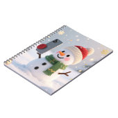 Carnet Snowman Selfie Spiral Photo Notebook (Côté gauche)