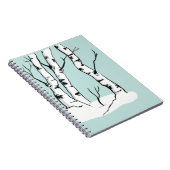 Carnet Snowy Colorado Aspen Tree (Côté Droit)