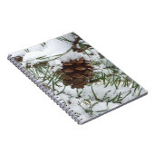Carnet Snowy Pine Cone I (Côté Droit)