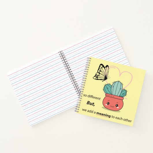 Carnet So Different, Parfait Ensemble - mignon couple d'a (Intérieur)