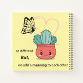 Carnet So Different, Parfait Ensemble - mignon couple d'a (Dos)