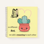 Carnet So Different, Parfait Ensemble - mignon couple d'a (Devant)