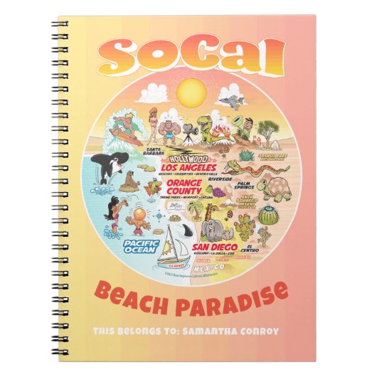 Carnet SoCal personnalisé (Devant)