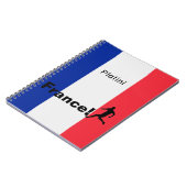Carnet Soccer France, personnalisable (Côté gauche)