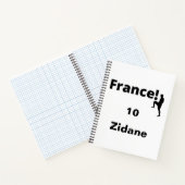 Carnet Soccer France, personnalisable (Intérieur)