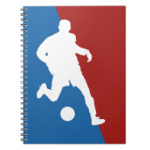 Carnet Soccer Player custom notebook (Devant)