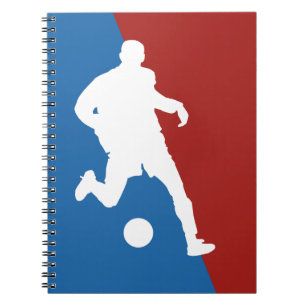 Carnet Soccer Player custom notebook