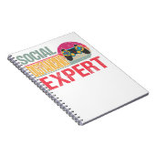 Carnet Social Distances Expert Jeu Vidéo Vintage (Côté Droit)