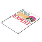 Carnet Social Distances Expert Jeu Vidéo Vintage (Côté gauche)