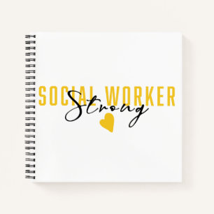 Carnet Social Worker Forte Black Gold