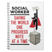 Carnet Social Worker Fundy Progress Note Travail social (Devant)