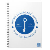 Carnet Société hypothécaire personnalisée moderne Ajouter (Devant)