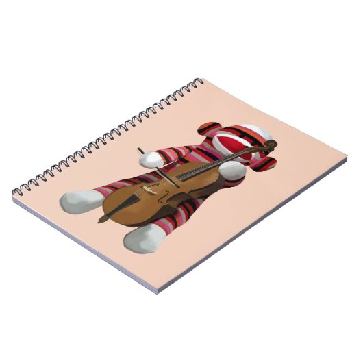 Carnet Sock Monkey et Cello 2 (Côté gauche)