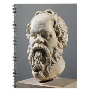 Carnet Socrates, tête de marbre, copie d'un bronze de
