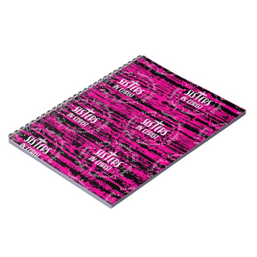 Carnet soeurs en christ (Côté gauche)