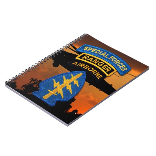 Carnet SOF SFG SOC des bérets verts SF de groupe de (Côté gauche)