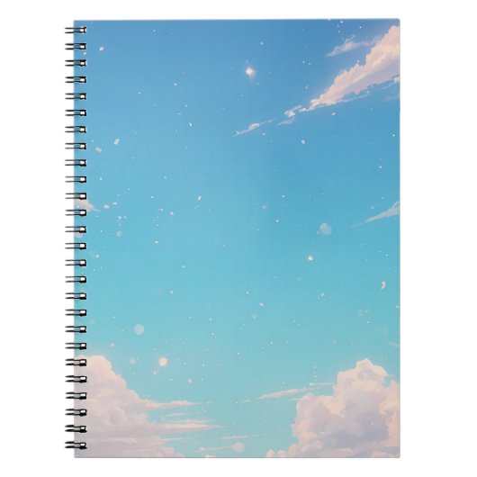 Carnet Soft Cloud Notebook, Pastel Sky Journal, Blue Sky  (Devant)