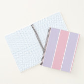 Carnet Soft Color Vertical Stripe Pattern Design (Intérieur)
