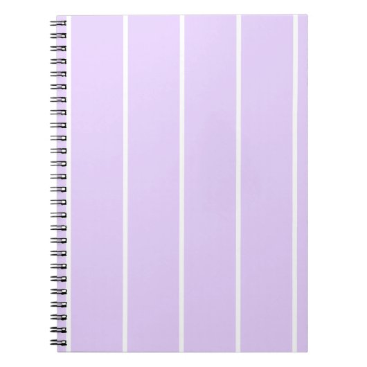 Carnet Soft Color Vertical Stripe Pattern Design (Devant)