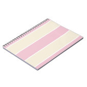 Carnet Soft Color Vertical Stripe Pattern Design (Côté gauche)