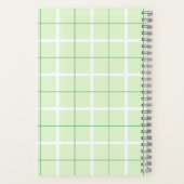 Carnet Soft Color Vertical Stripe Pattern Point Design (Verso)