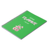 Carnet Soft Elegant Pink Floral Personalized (Côté gauche)