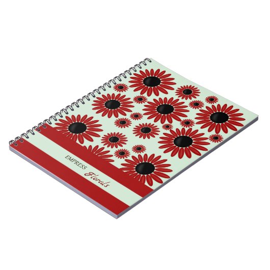 Carnet Soft Empress Florals Velvet (Côté gauche)